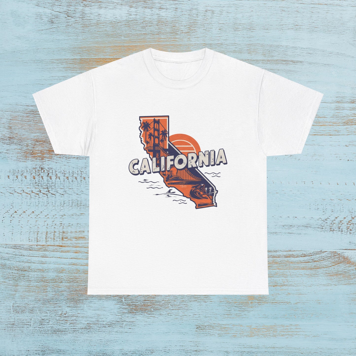 California State T-Shirt l Perfect Cali Love or Souvenir Tee Unisex Cotton