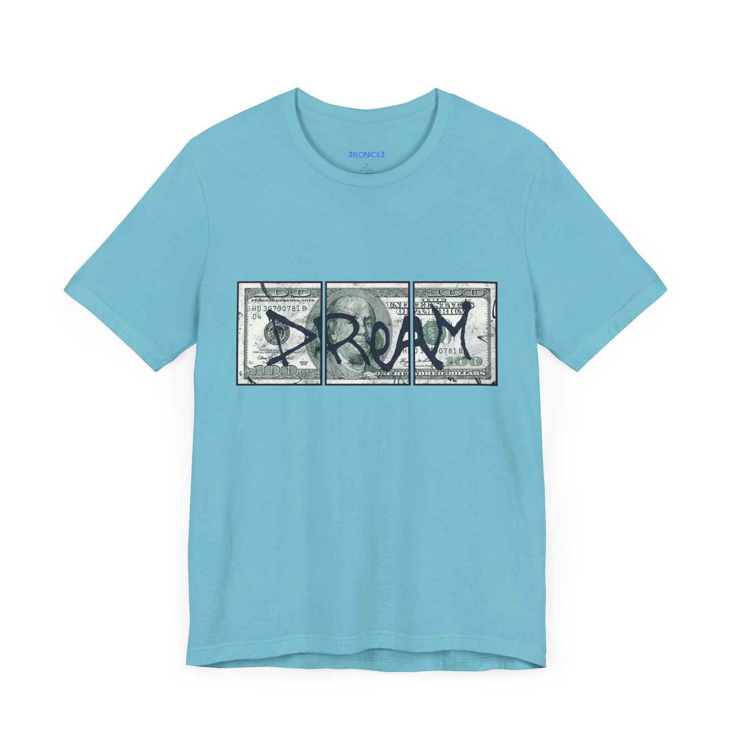 The 100 Dollar Dream T-shirt  is a stylish and motivational garment that encourages individuals to pursue their dreams with passion