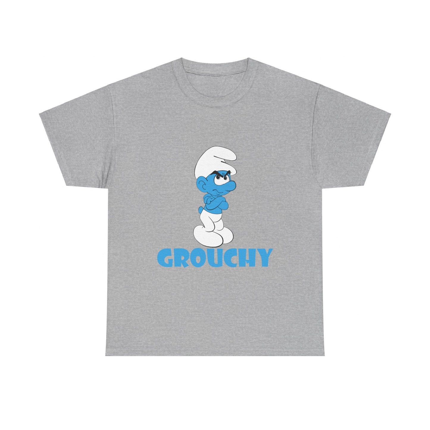 Grouchy Smurf T-Shirt Unisex Heavy Cotton Tee