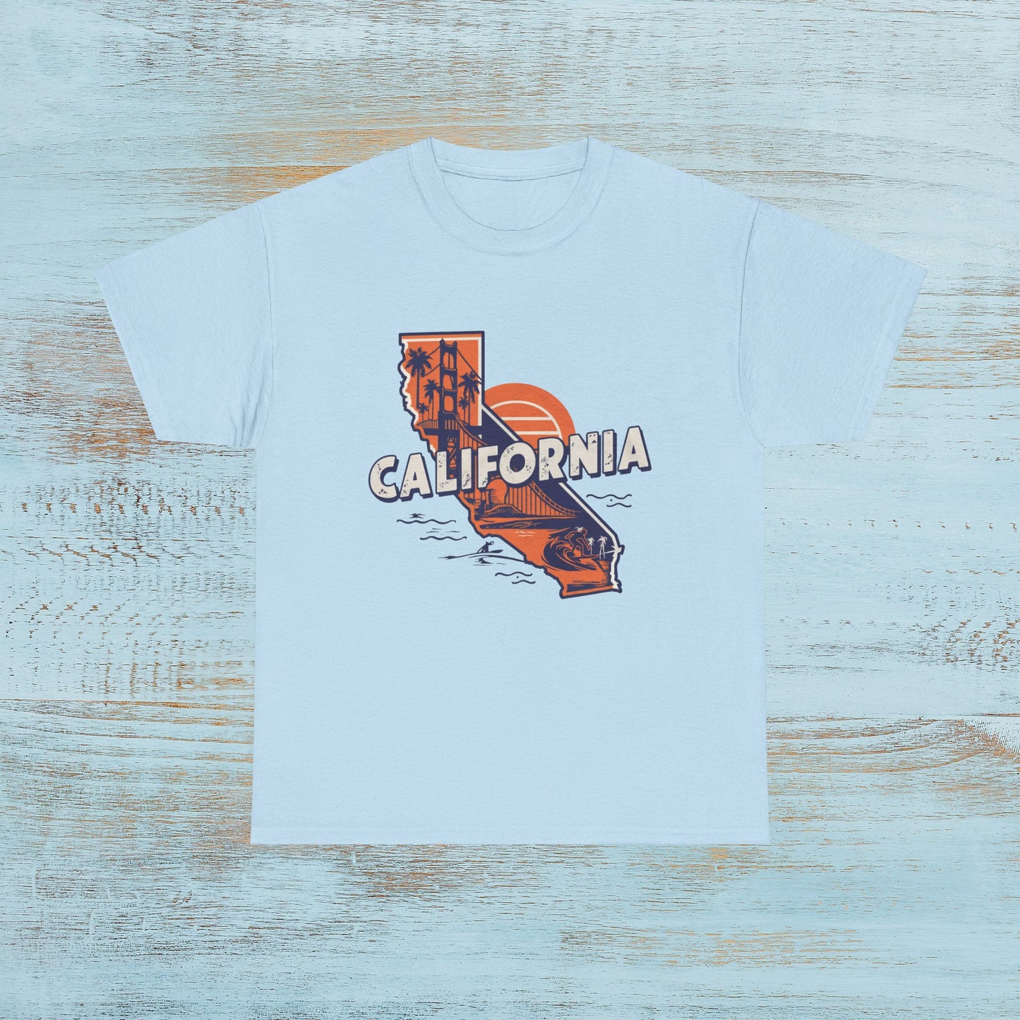 California State T-Shirt l Perfect Cali Love or Souvenir Tee Unisex Cotton