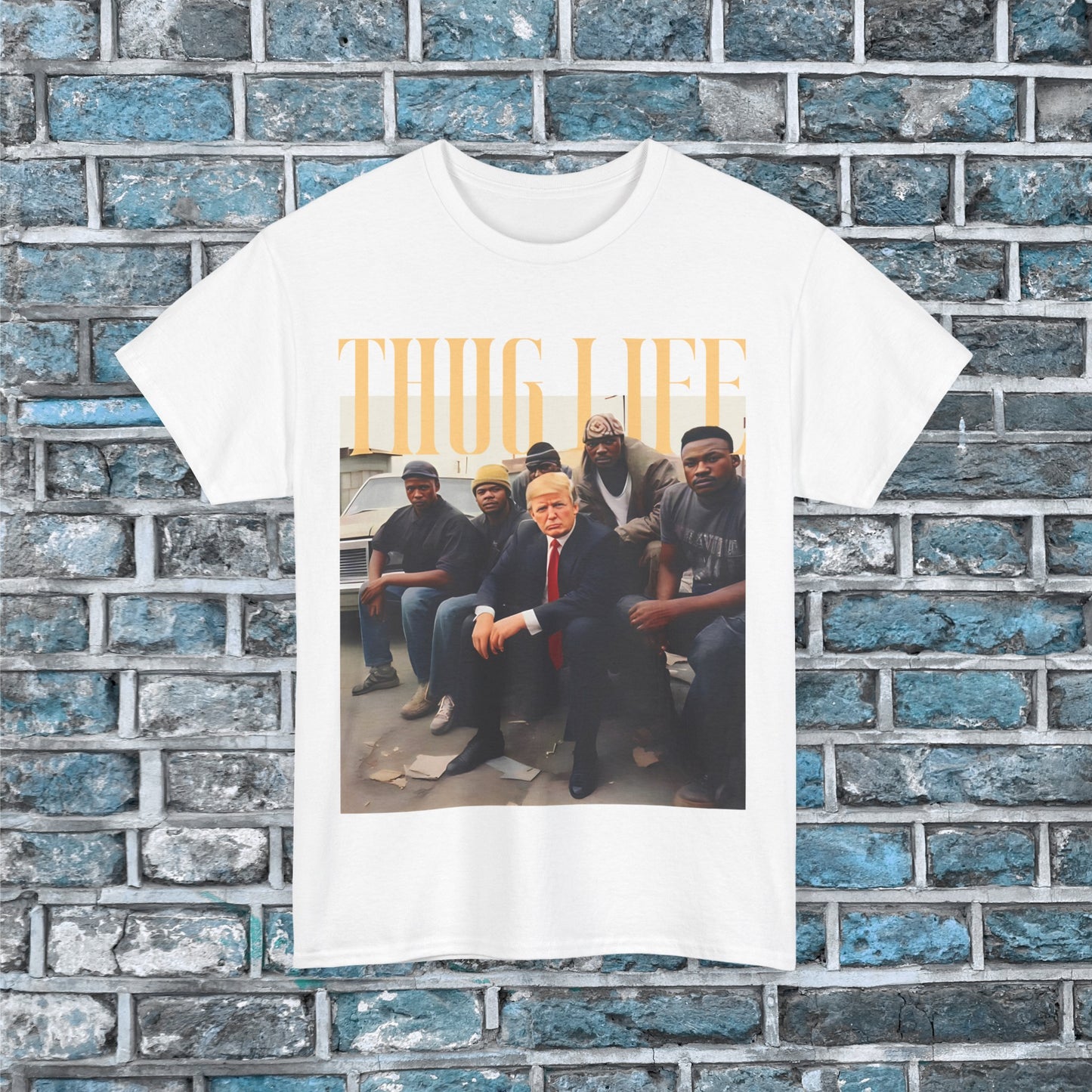 Donald Trump Thug Life Shirt, Viral Thug Life Trump T-Shirt, Sarcastic Donald Trump Tee, Funny Trump 2024 Shirt, Republican Gifts