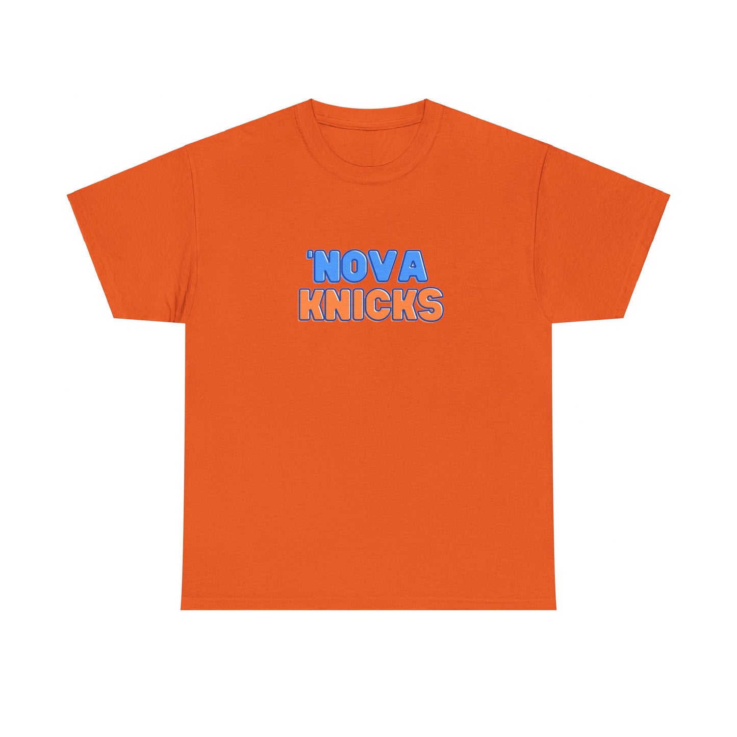 Nova Knicks - Basketball Inspired T-Shirt Unisex Heavy Cotton Tee