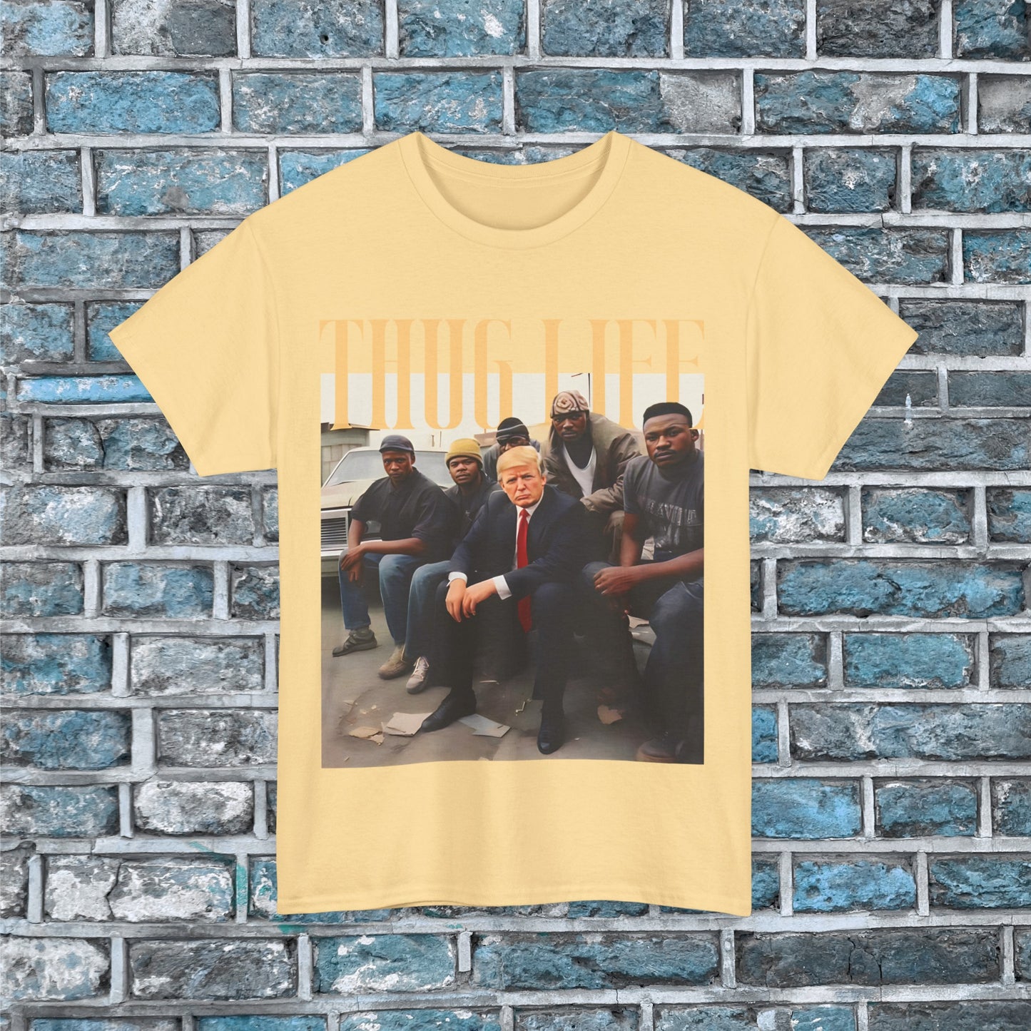 Donald Trump Thug Life Shirt, Viral Thug Life Trump T-Shirt, Sarcastic Donald Trump Tee, Funny Trump 2024 Shirt, Republican Gifts