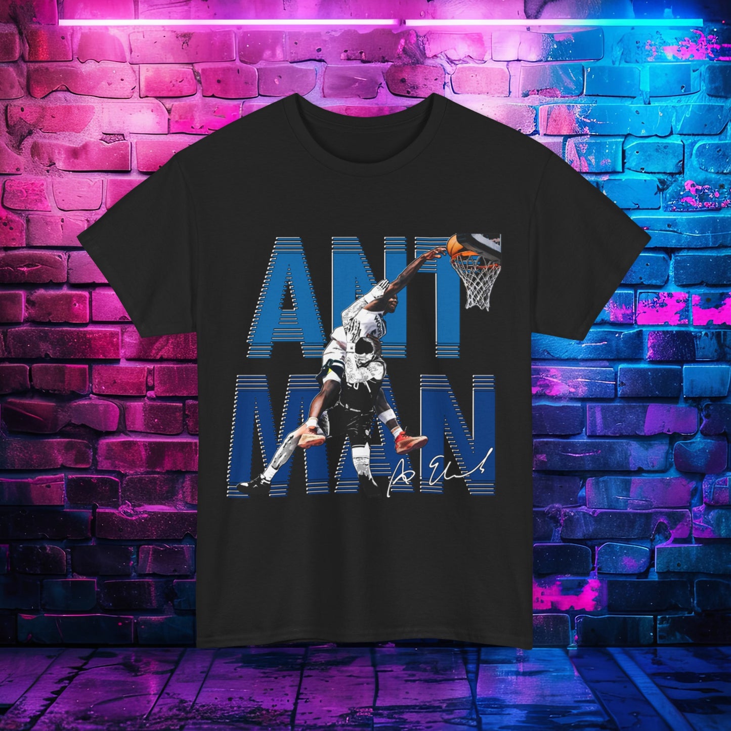 Ant Man Anthony Edwards Minnesota Timberwolves NBA Tee Shirt Unisex Heavy Cotton Tee