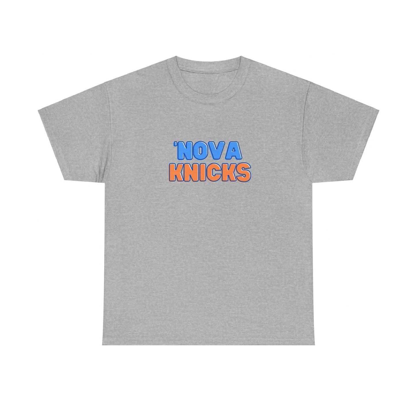 Nova Knicks - Basketball Inspired T-Shirt Unisex Heavy Cotton Tee