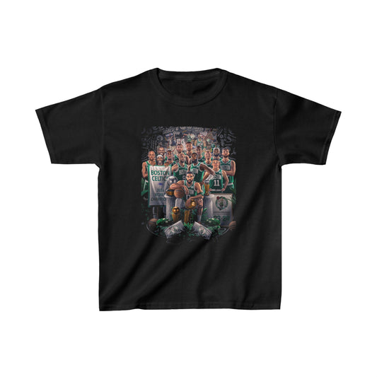 Kids Limited Edition 2024 NBA Champions Boston Celtics Youth T-Shirt in Black