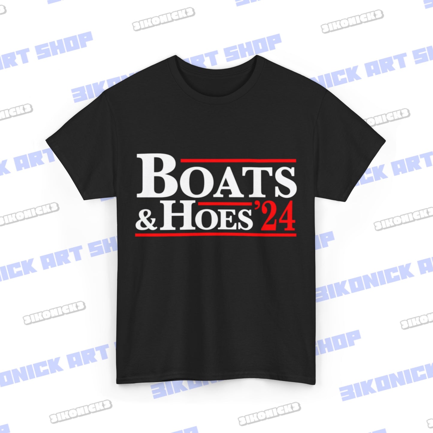 Boats and Hoes 2024 T-Shirt, Funny Election Shirt, Trendy Election Day 24 Tee, Patriotic Shirt, Election Lover Gift Tee, Fun Stepbrother Tee