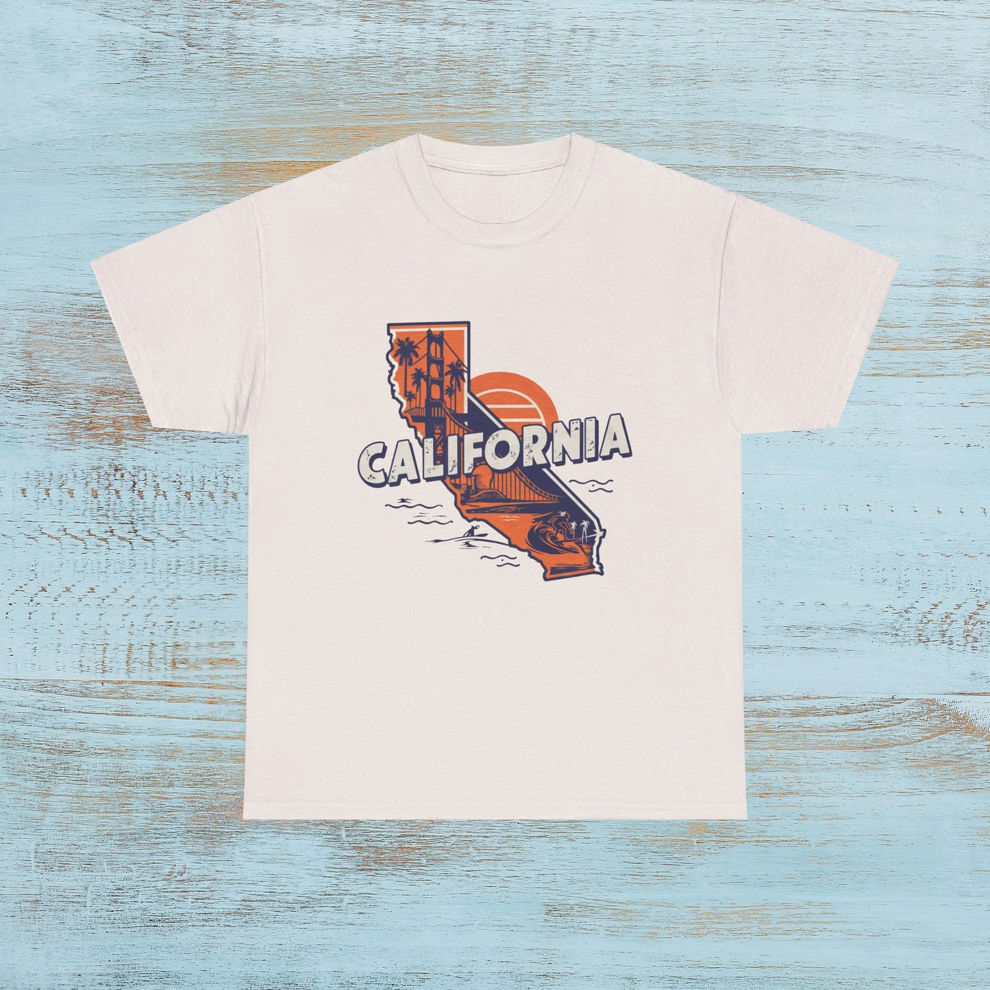 California State T-Shirt l Perfect Cali Love or Souvenir Tee Unisex Cotton