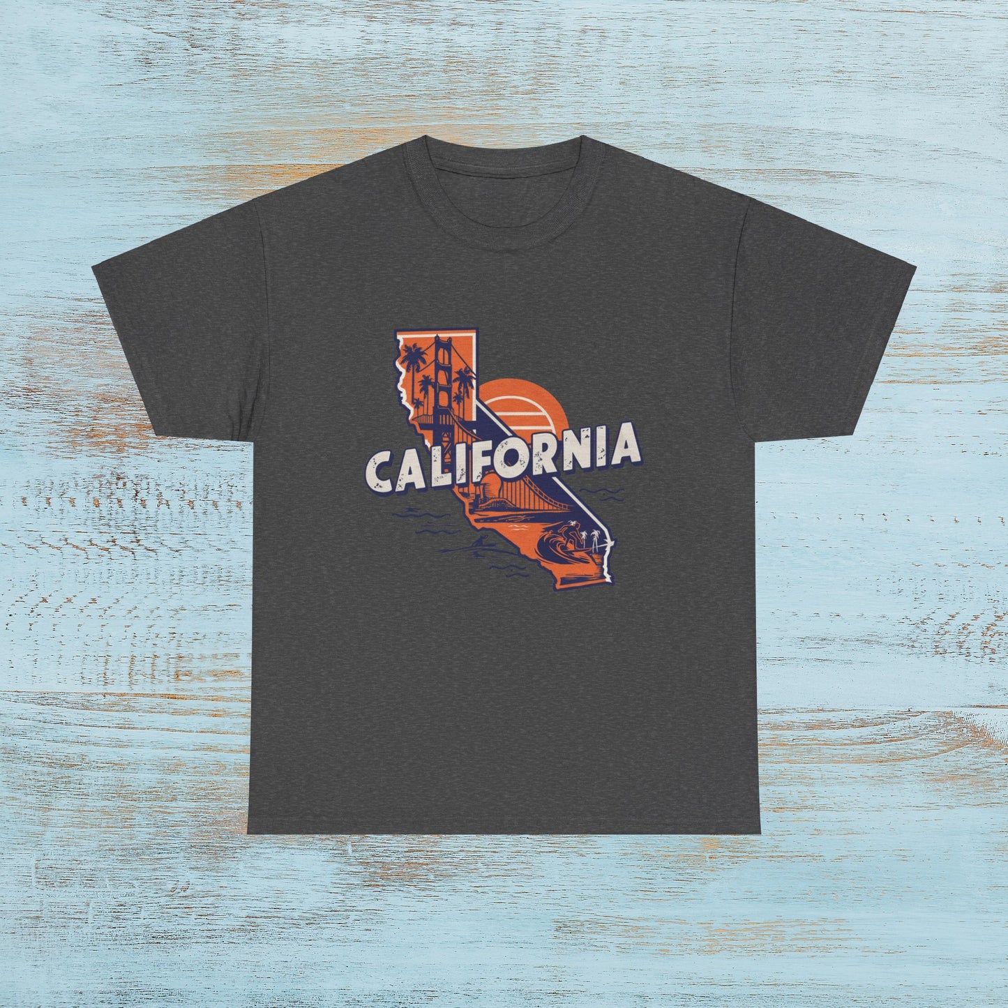 California State T-Shirt l Perfect Cali Love or Souvenir Tee Unisex Cotton