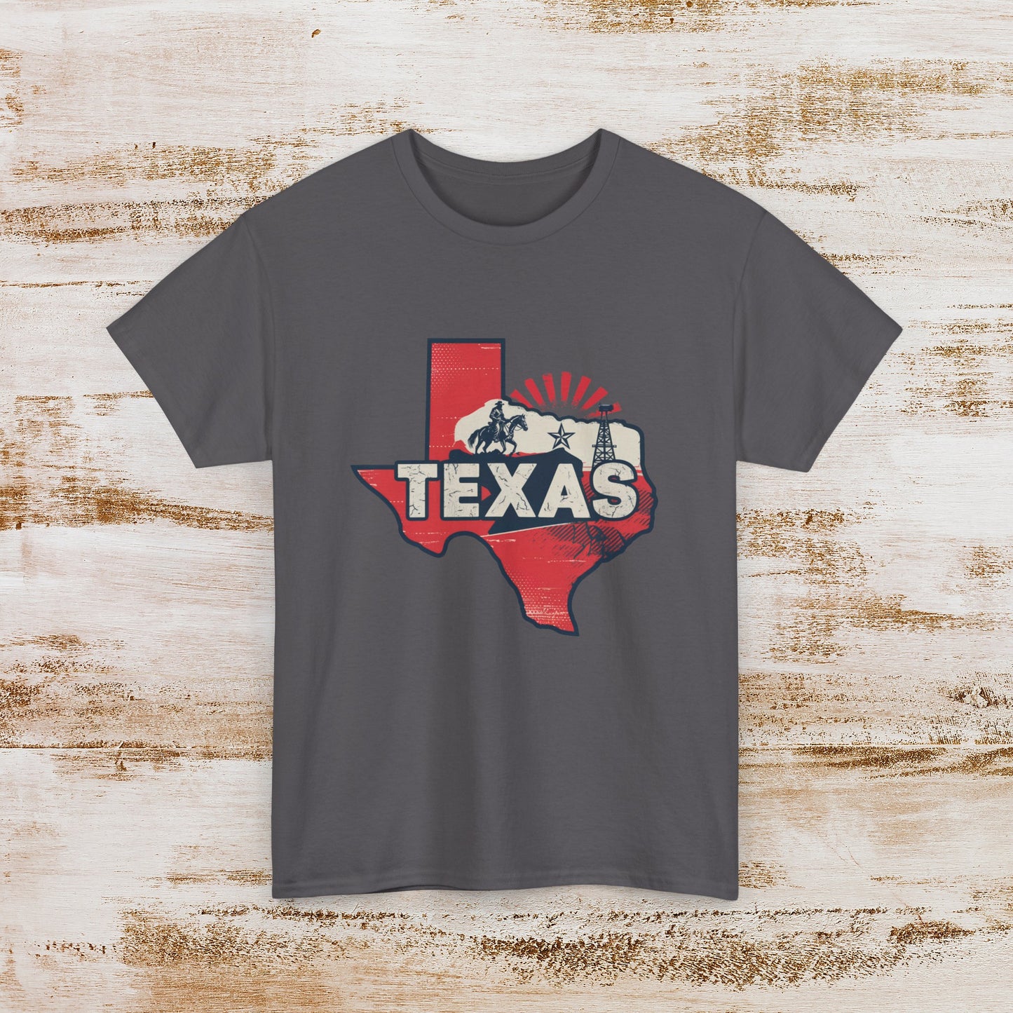 Texas State T-Shirt Perfect Texas Love or Souvenir Tee Unisex Cotton Tee