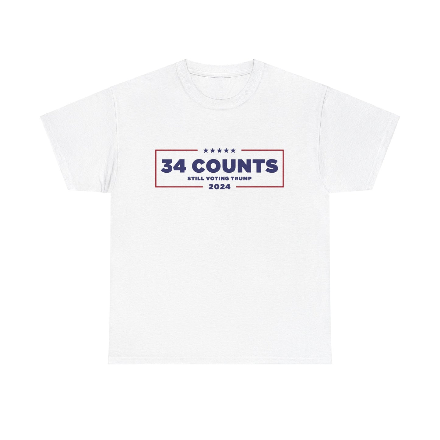 34 Counts Still Voting For Donald Trump Shirt, Trump Conviction Shirt, Guilty On All Counts Shirt Maga