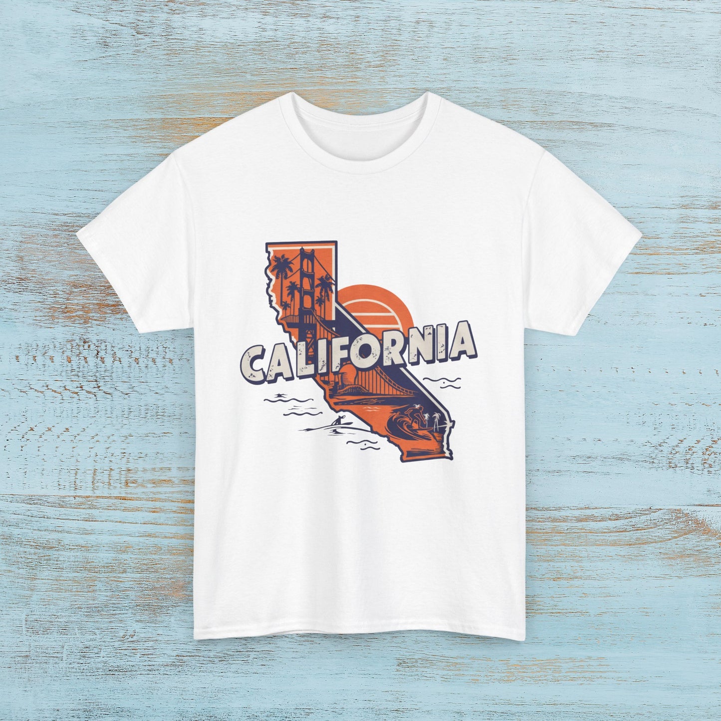 California State T-Shirt l Perfect Cali Love or Souvenir Tee Unisex Cotton